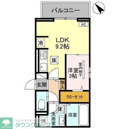 クレシア武蔵浦和の物件間取画像